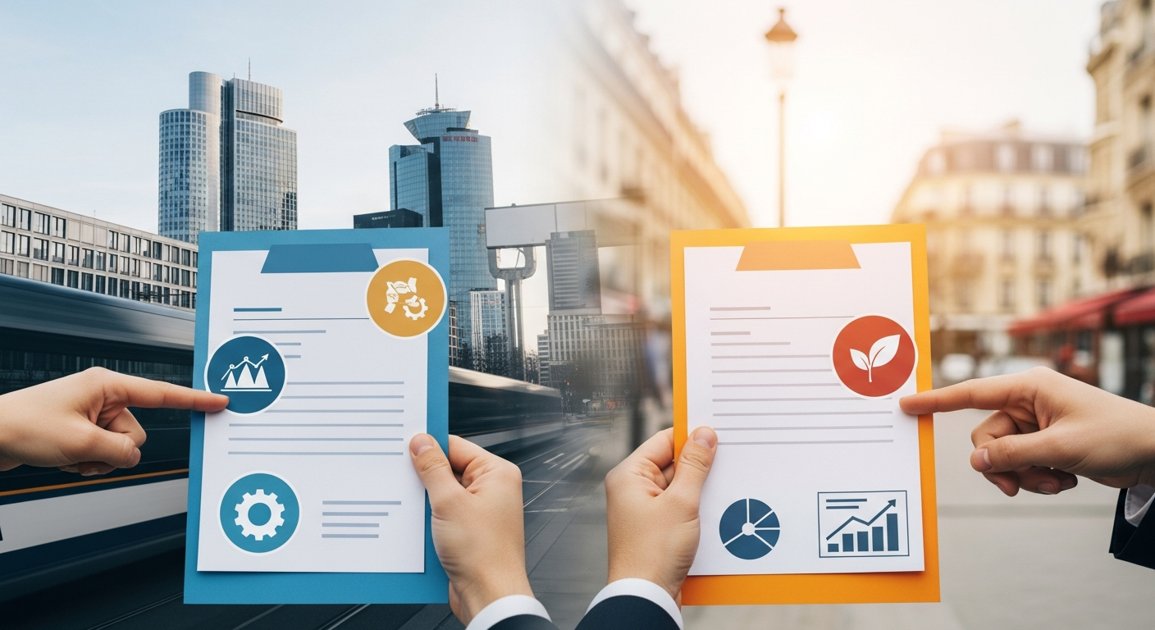 Navigating the Job Market: Germany vs. France for Expats – Salary, Sectors, and Work Culture