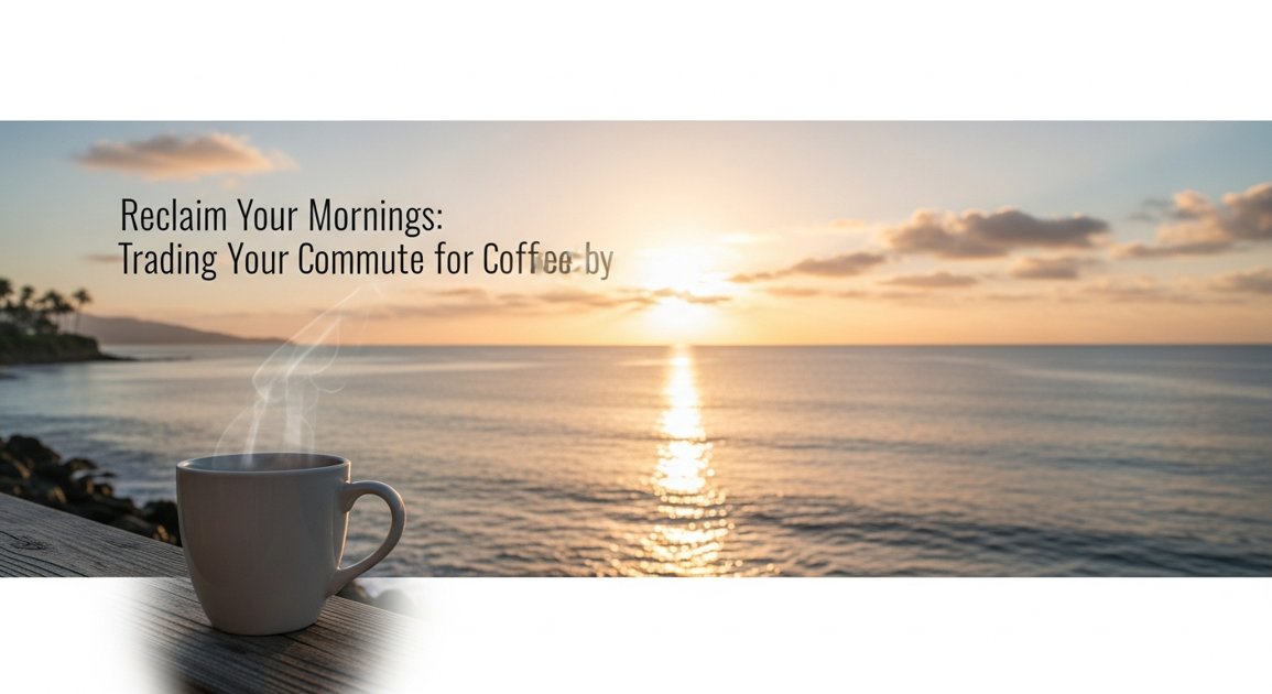Reclaim Your Mornings: Trading Your Commute for Coffee by the Ocean
