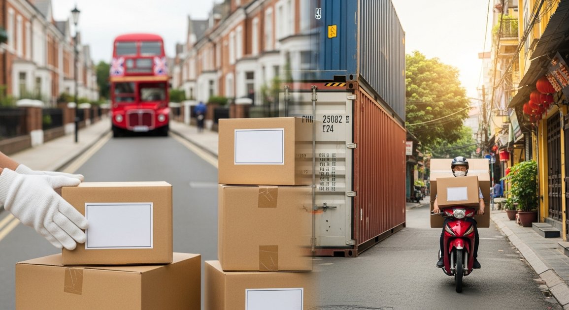 The Logistical Transition Pivot: A Strategic Guide to Transitioning from the UK’s Professional Removal Services to Vietnam’s Port-to-Door Customs and Micro-Logistics